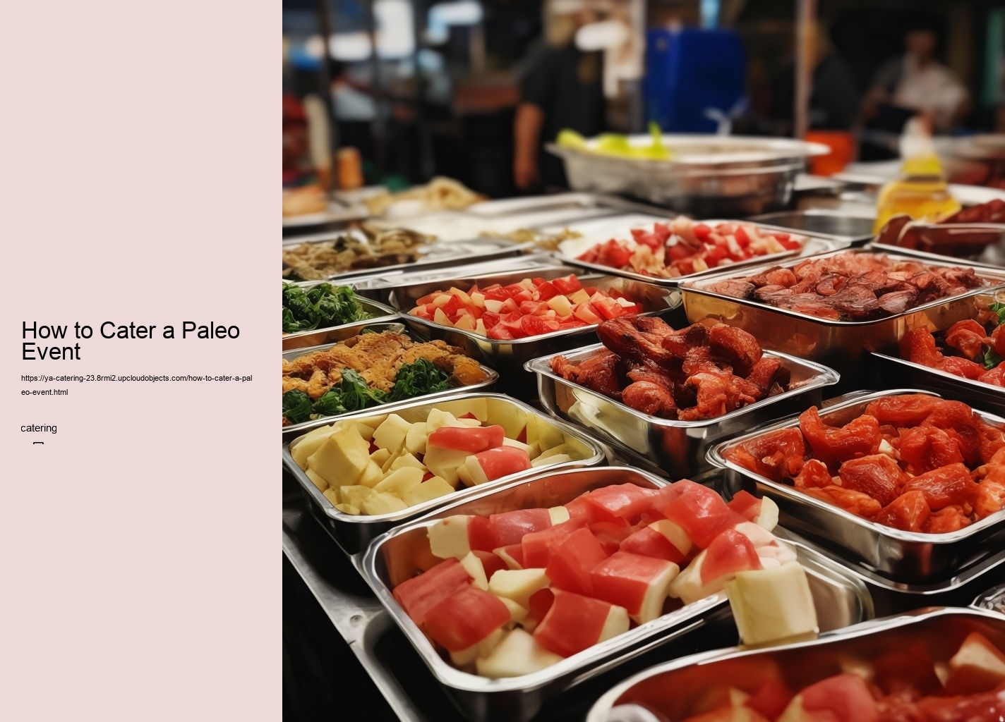 How to Cater a Paleo Event